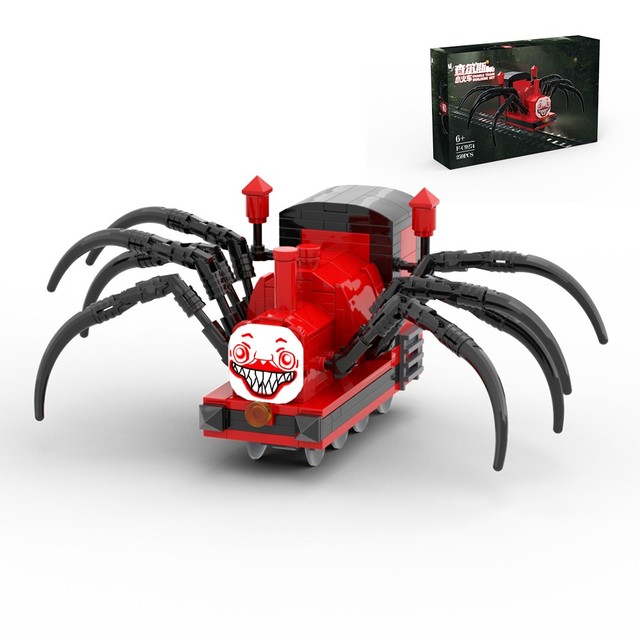 MOC Horror Game Choo-Choo Charles Building Block Toy Figure Monster Spider  Animal Charles Train Model